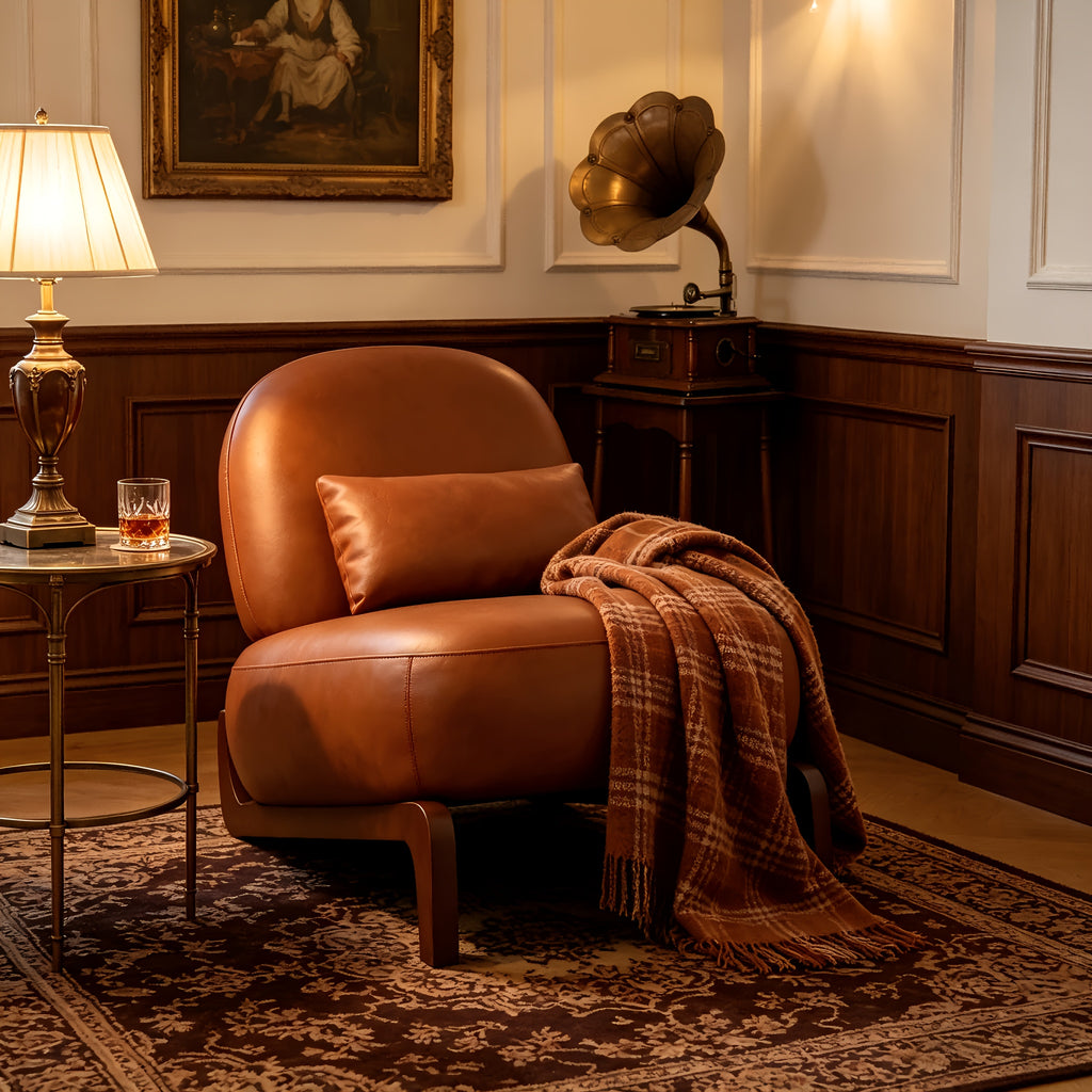 accent chair solid wood legs veelvet living room - Temu