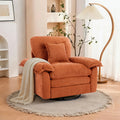 modern chenille swivel accent chair 360 rotation double - Temu