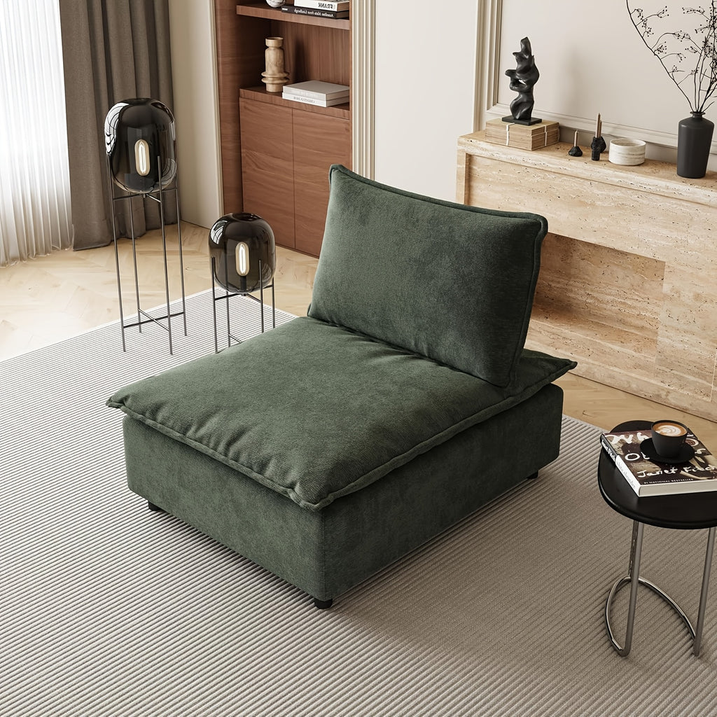 modern upholstered single chair adjustable backrest leisure - Temu