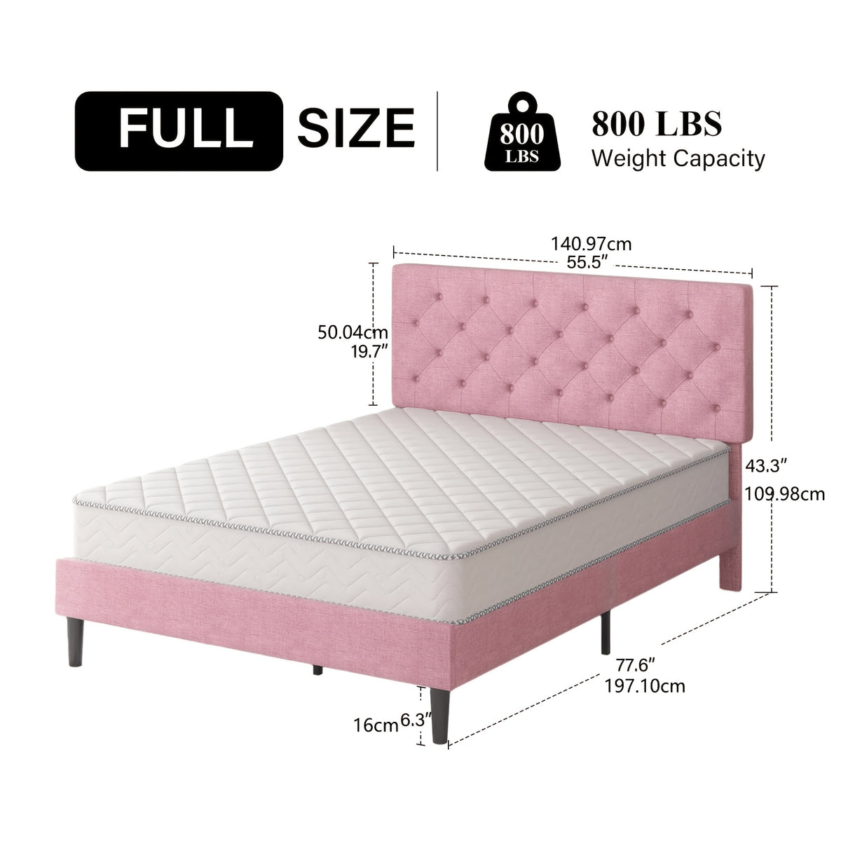 halloween twin full queen king bed frames upholstered - Temu