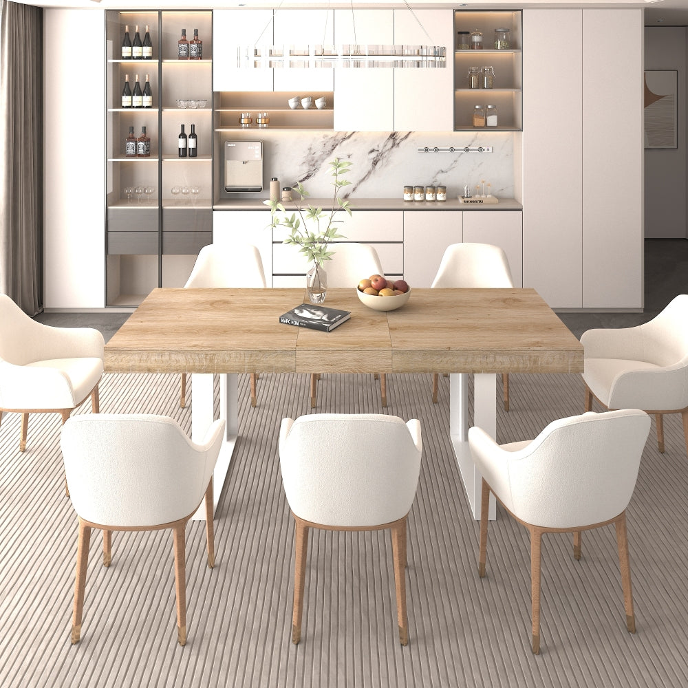 extendable dining table 6 8 10 people   - Temu