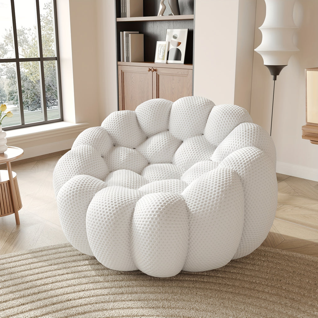 100 03 modern upholstered curved sofa 3 seater mesh fabric - Temu