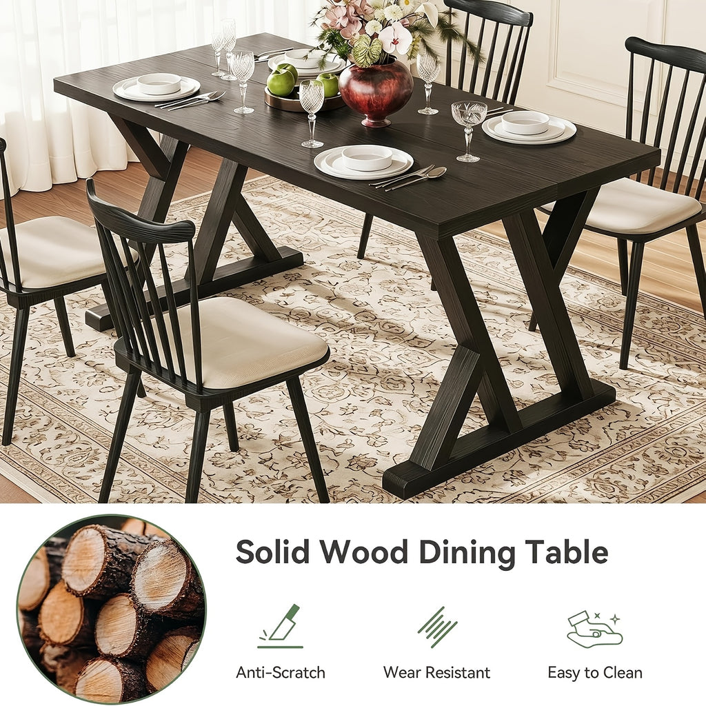 black 62 99 inch multi functional rectangular table x shaped - Temu