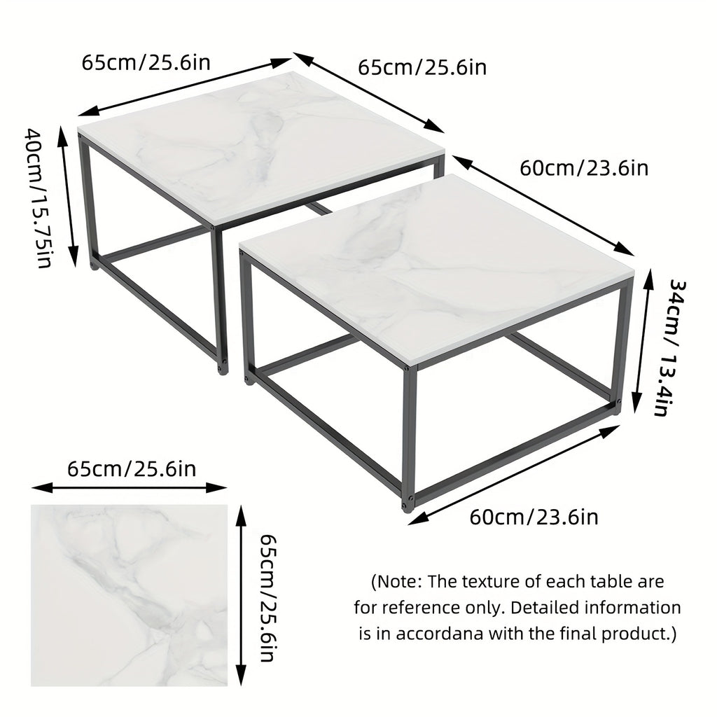 coffee table nesting sintered stone square nest - Temu