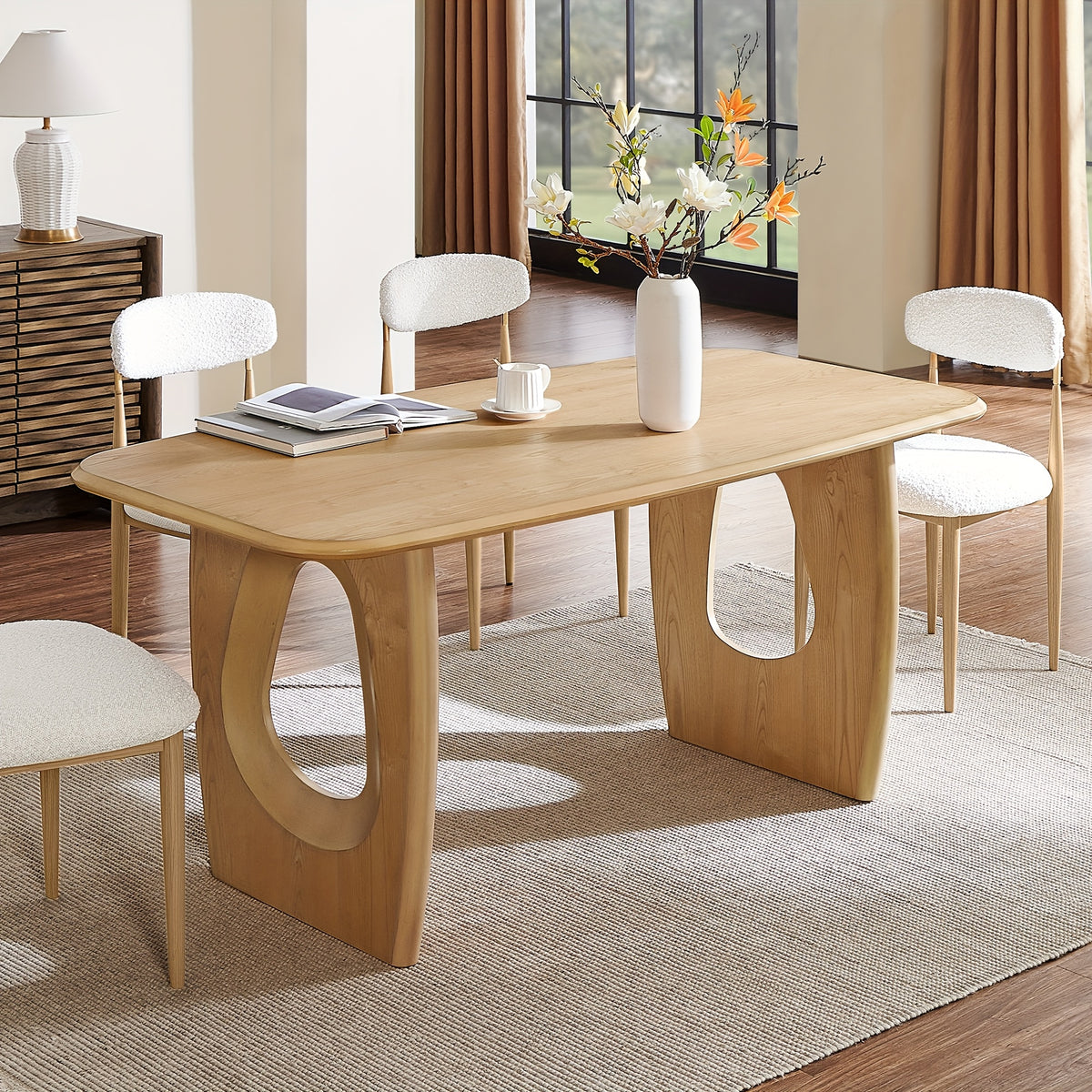 68 inch dining table 4 6 people   - Temu