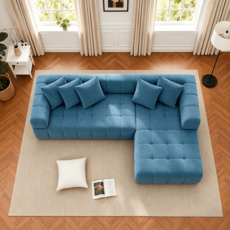 107 9 oversized modular sectional sofa deep seat l shaped - Temu