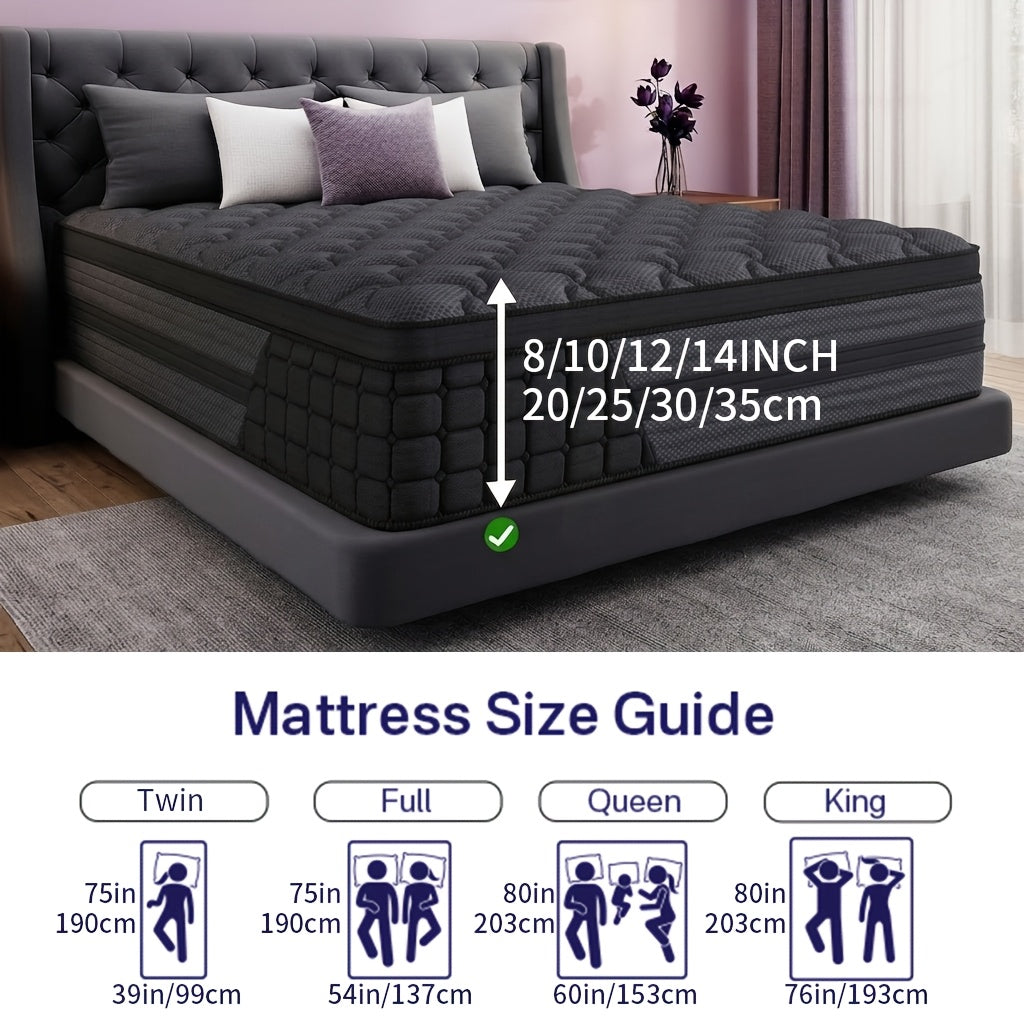 luxurious gel memory foam mattress hypoallergenic medium - Temu