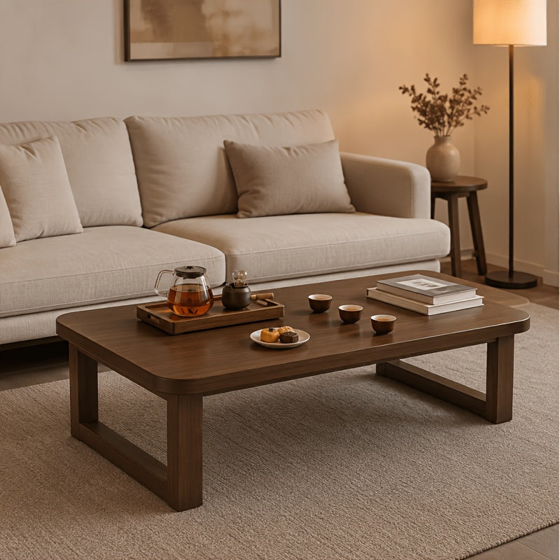 rounded corner reinforced small tea table multifunctional - Temu