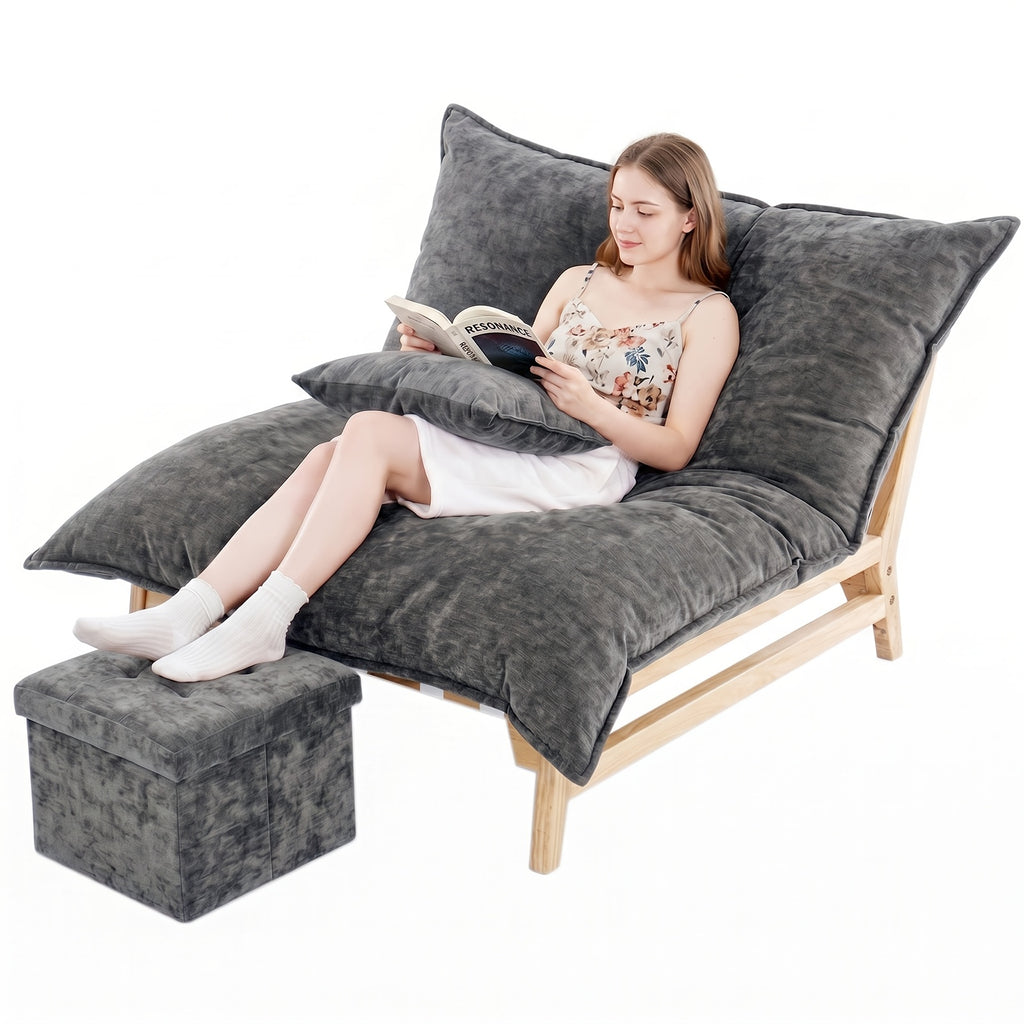 giant lounge accent chair reading living room chair big - Temu