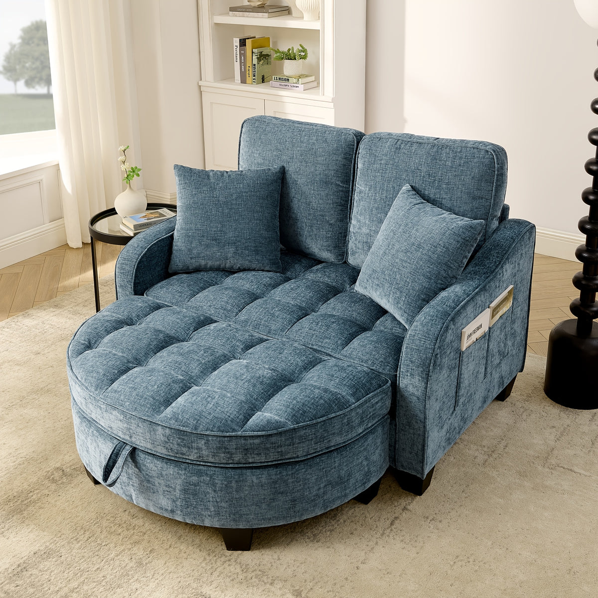 double sofa double sofa chaise longue irregular armrests - Temu