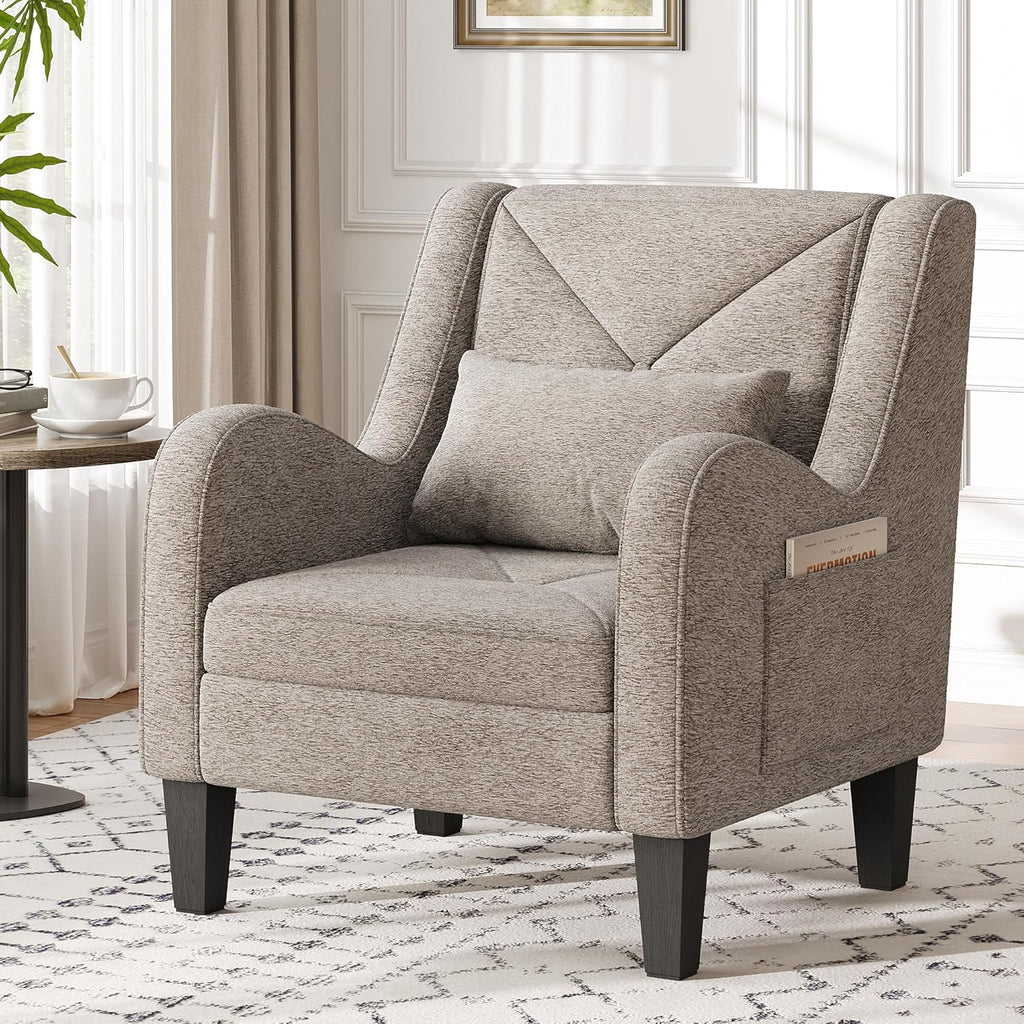 single chair in living room suitable living room bedroom - Temu