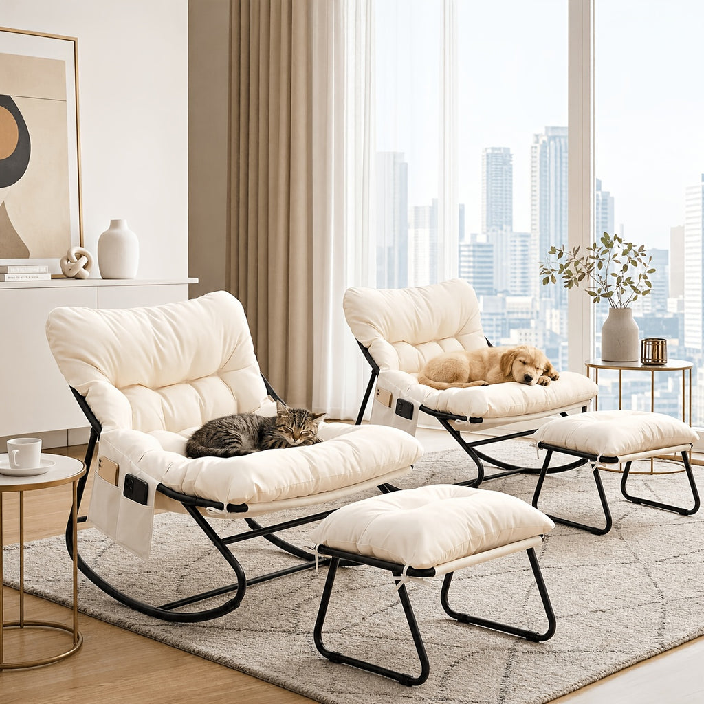 2 1pc lounge chair papasan rocking chair living room chairs - Temu