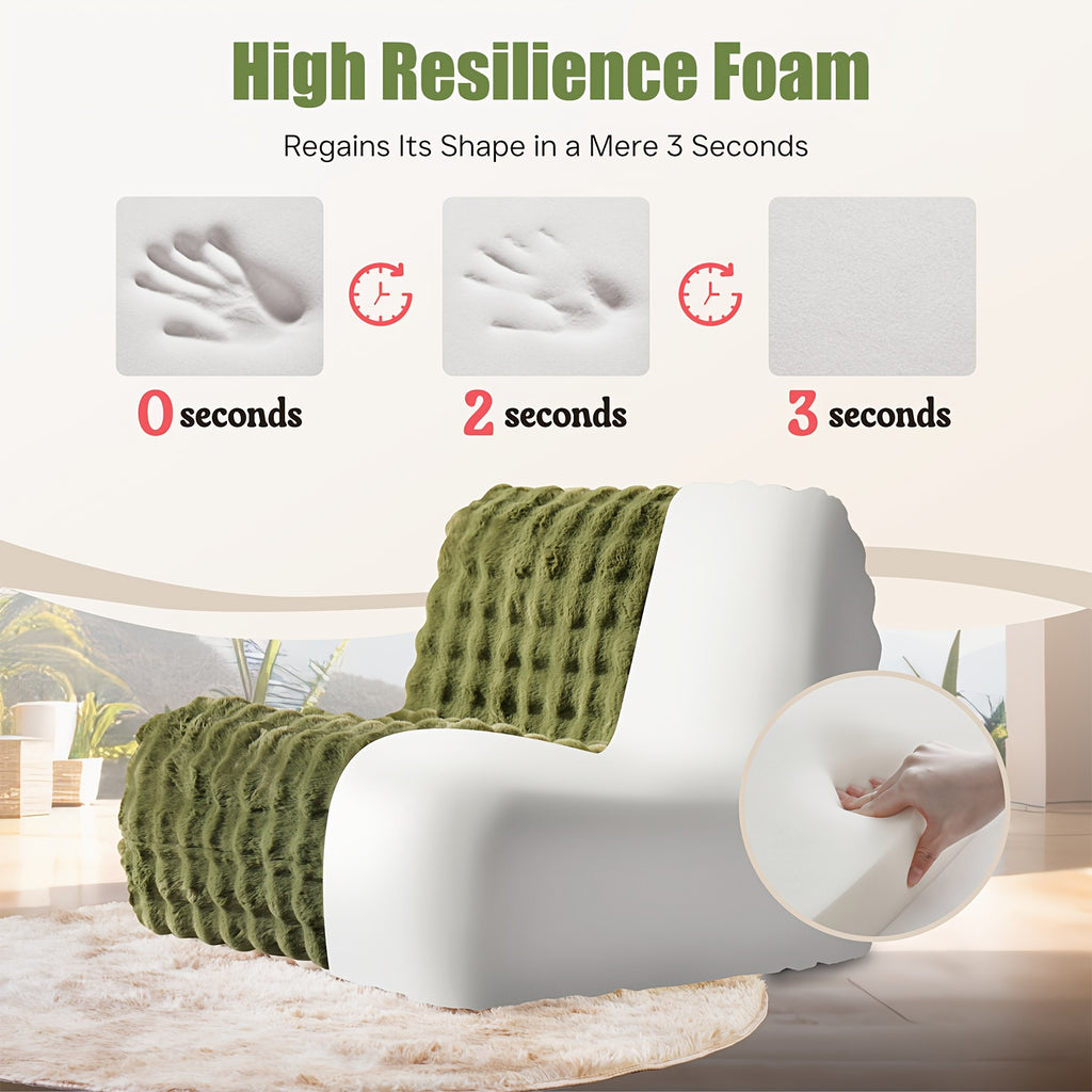 ultra soft lazy sofa chair bean bag chair   comfortable - Temu