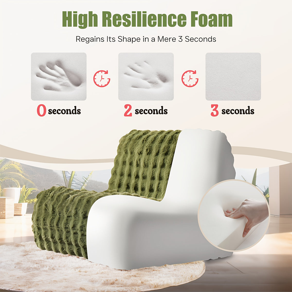 ultra soft lazy sofa chair bean bag chair   comfortable - Temu