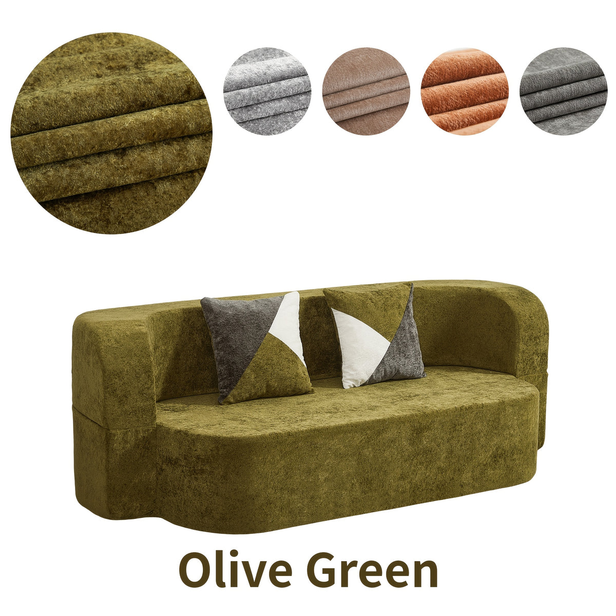 79 convertible sofa bed boneless couch small 2 in 1 folding - Temu