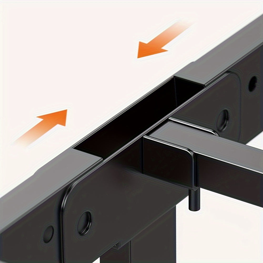 heavy duty metal platform bed frame memory foam mattress - Temu