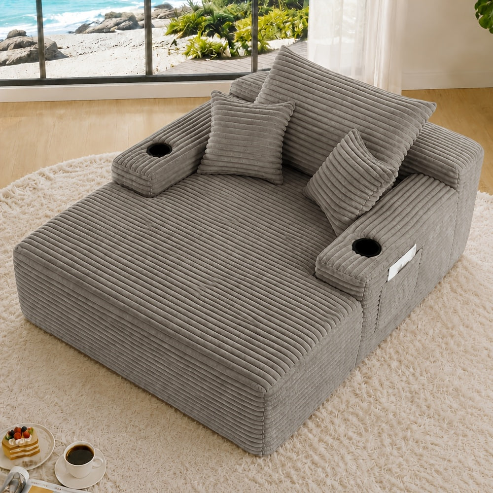 65 inch oversized sofa chair indoor oversized boneless long - Temu