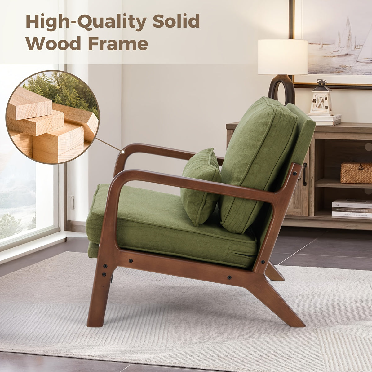century modern accent chair   ergonomic lounge chair - Temu