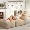 bean bag chair 31 5 high back ergonomic lounge chair 4 - Temu