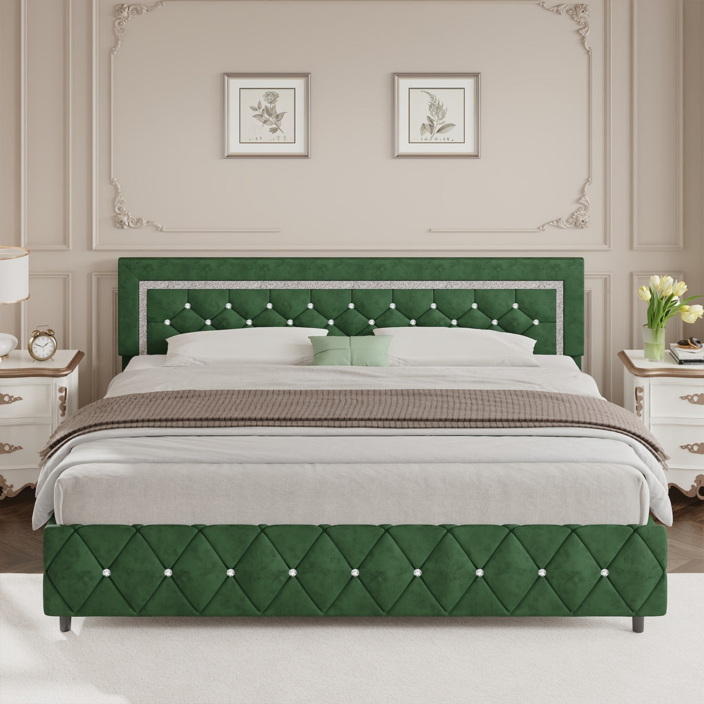 twin full queen king platform bed frame - Temu