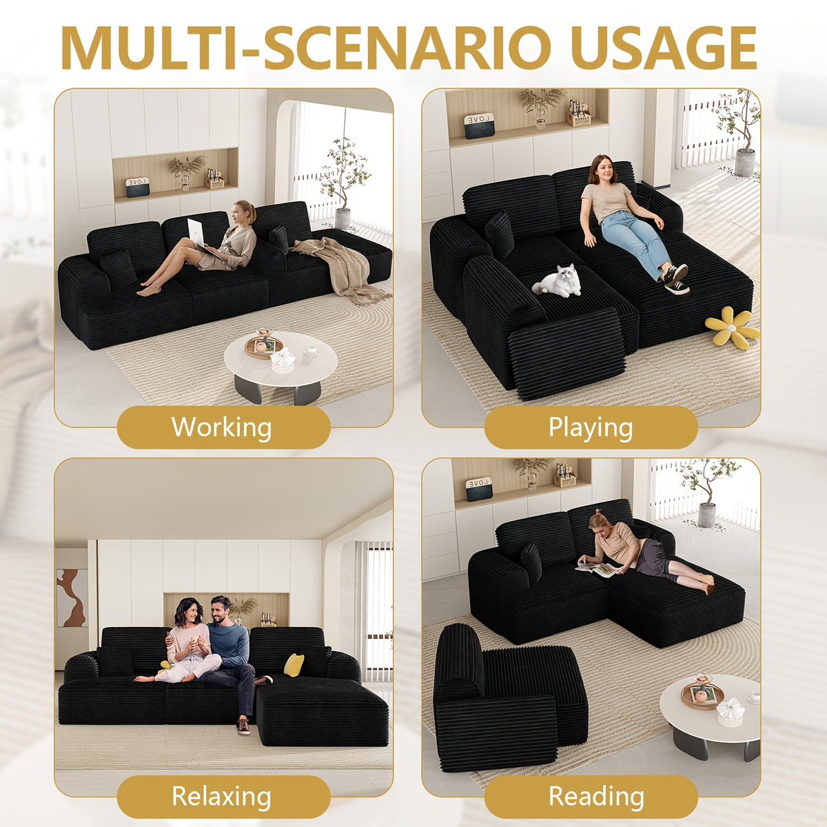 106 inch living room sofa boneless living room sofa - Temu