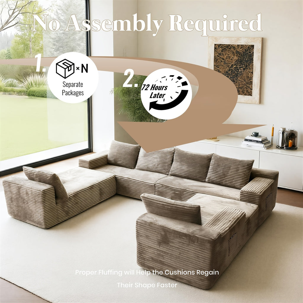 121 2 u shaped sectional couches living   seater - Temu