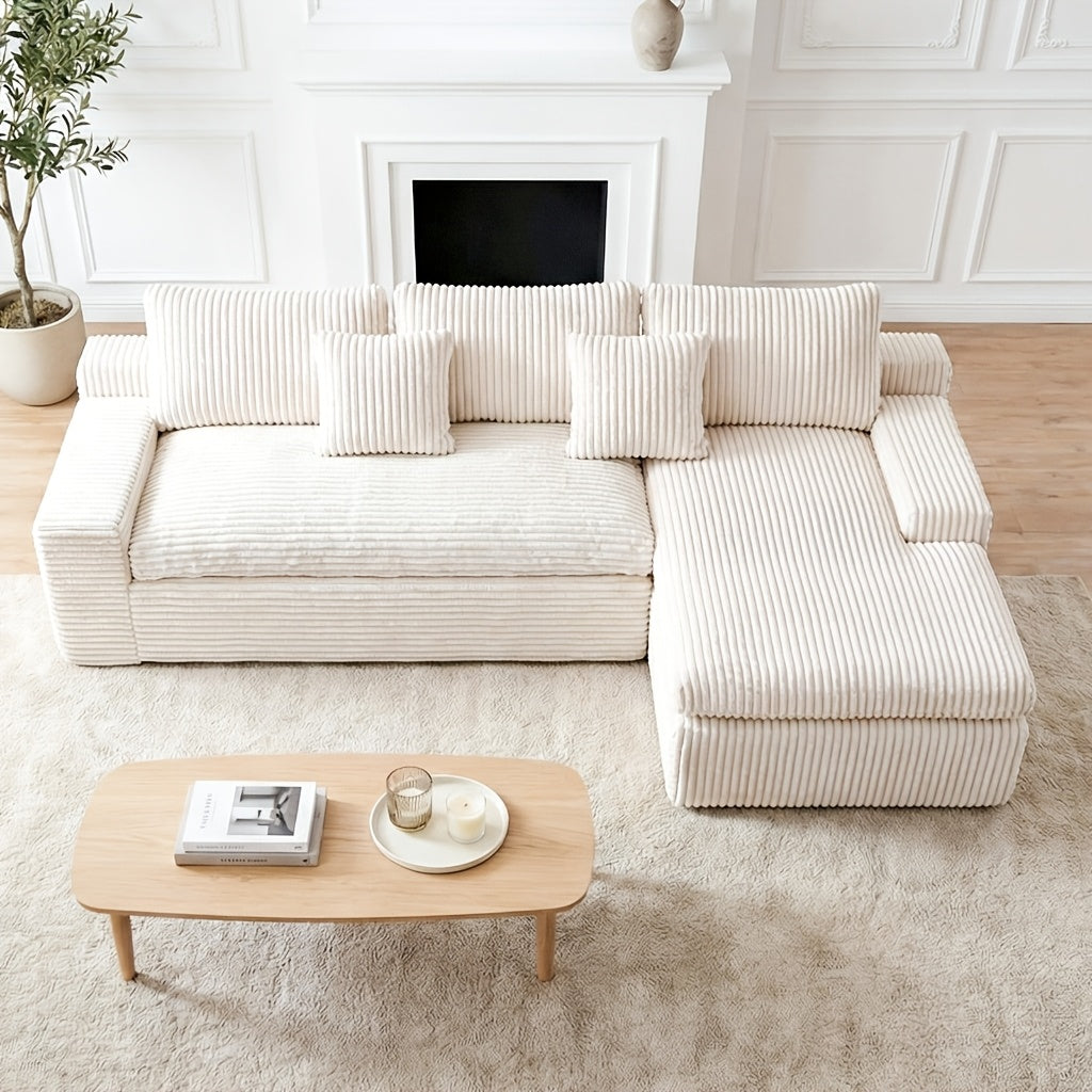 u shaped boneless sectional couches living room modern - Temu
