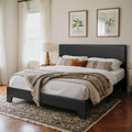 upholstered platform bed in full queen king sizes an - Temu
