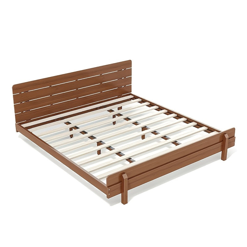 king size bed frame stylish headboard reinforced - Temu