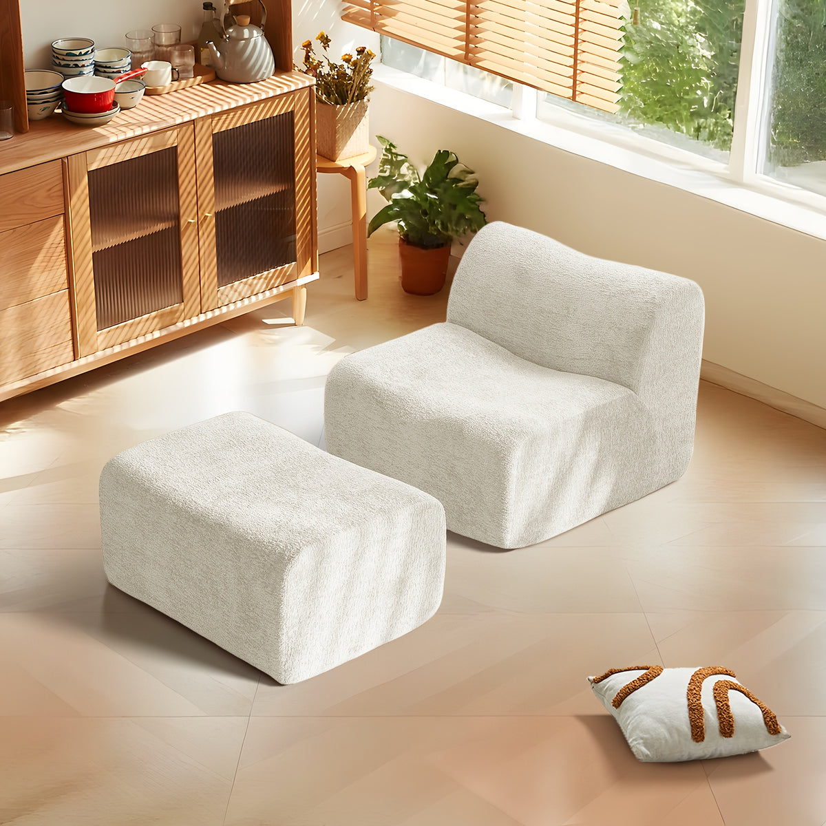 31 89 w single sofa chair   boneless reading chair - Temu