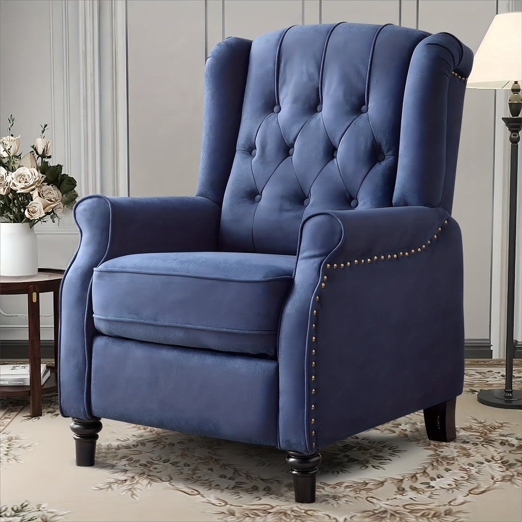 recliner chair fabric armchair push back recliner - Temu