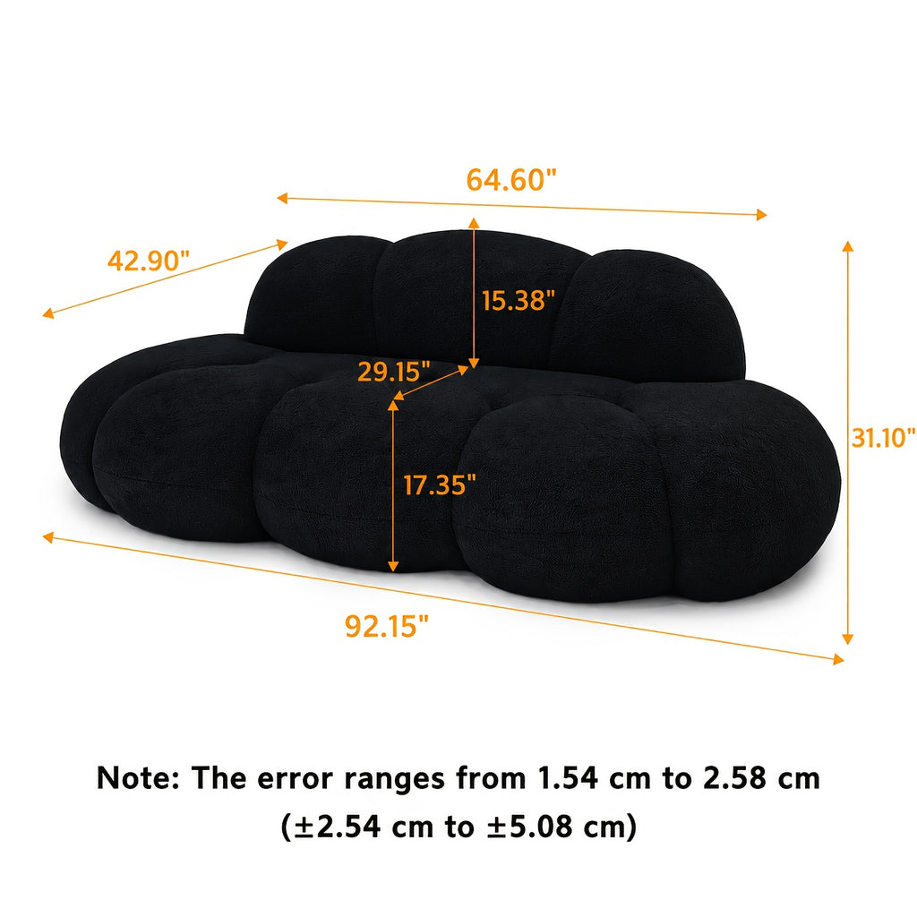 cloud shaped couches living room modern comfy compressed - Temu