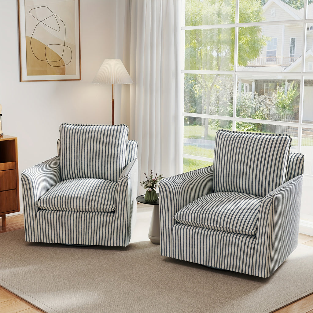 modern brown metal swivel accent chair thick padded backrest - Temu