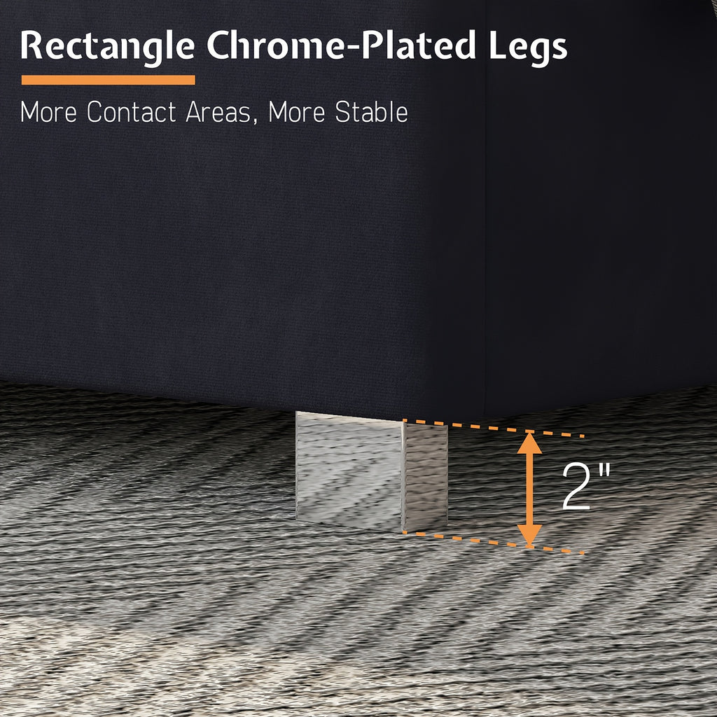 velvet upholstered platform bed 58 tall channel - Temu