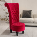 back chair velvet armless accent chair button - Temu