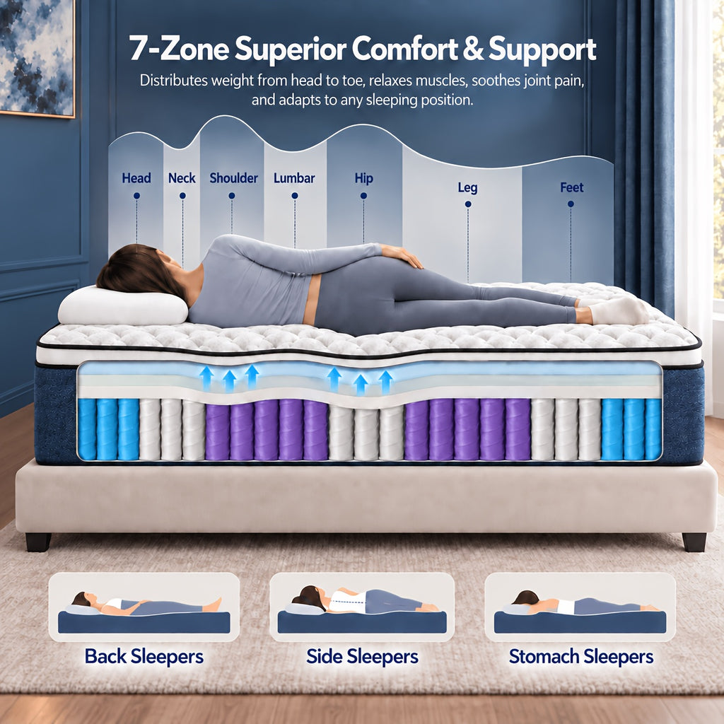 8 10 12 14 inch mattress twin full queen king size mattress - Temu
