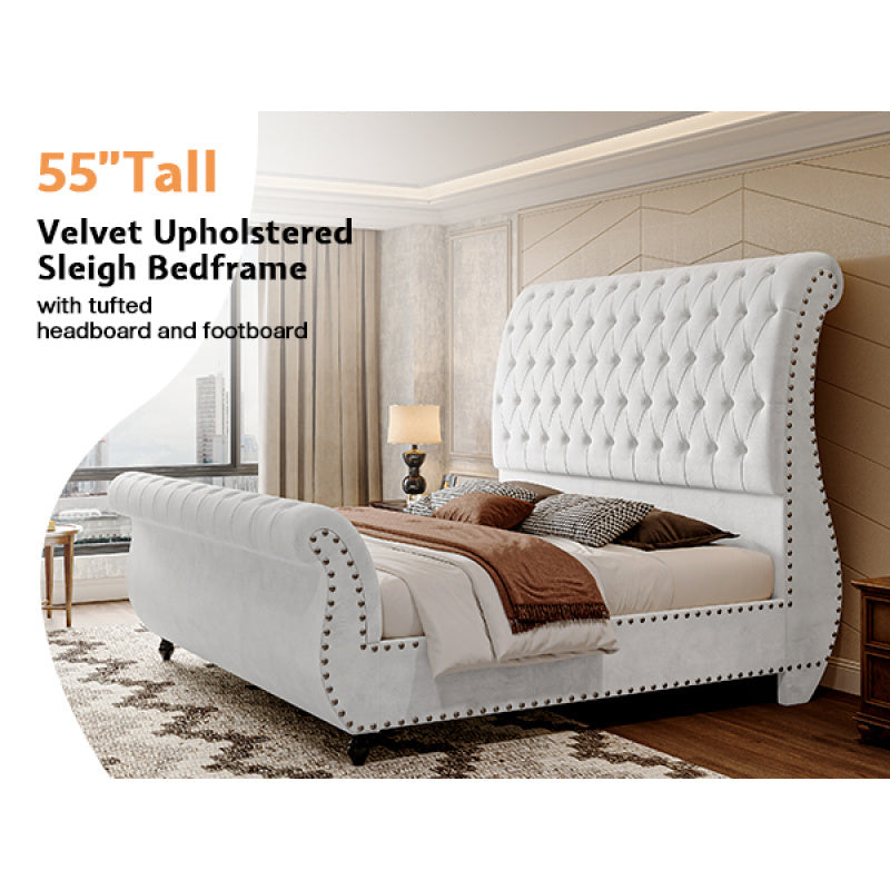 luxurious velvet upholstered   elegantly scrolled - Temu