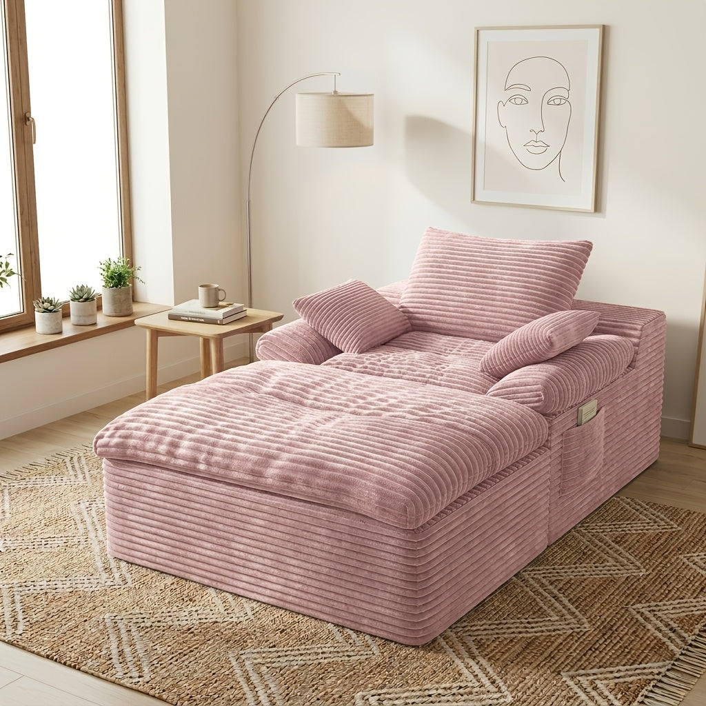 65 inch oversized sofa chair indoor oversized boneless long - Temu
