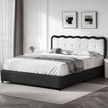 twin full size bed frame cloud bed frame pu leather - Temu