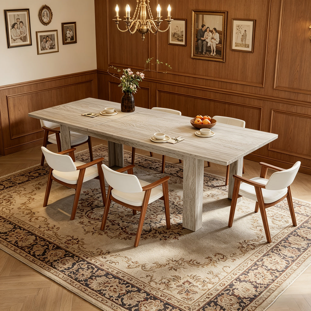modern extendable dining   inches extendable 86 - Temu