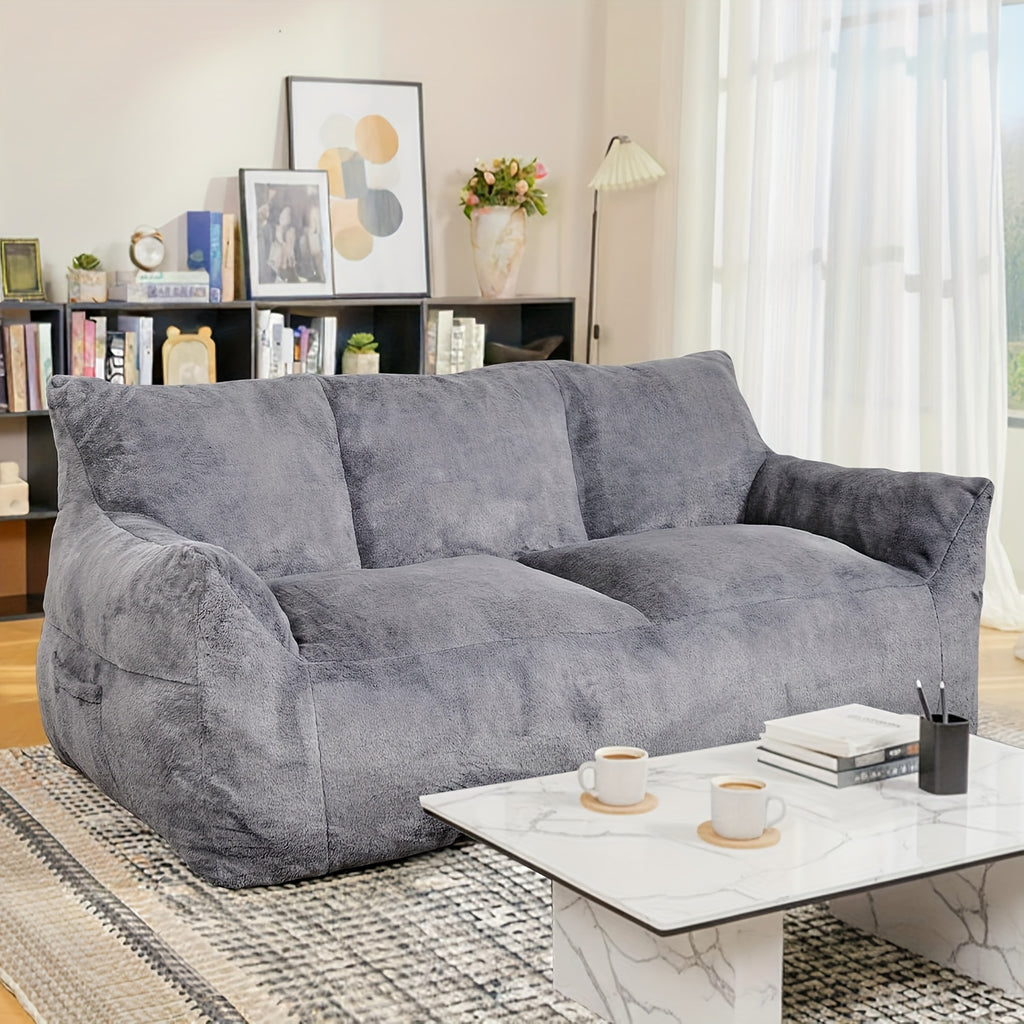 loveseat sofa oversized lounge sofa   fluffy lazy sofa - Temu