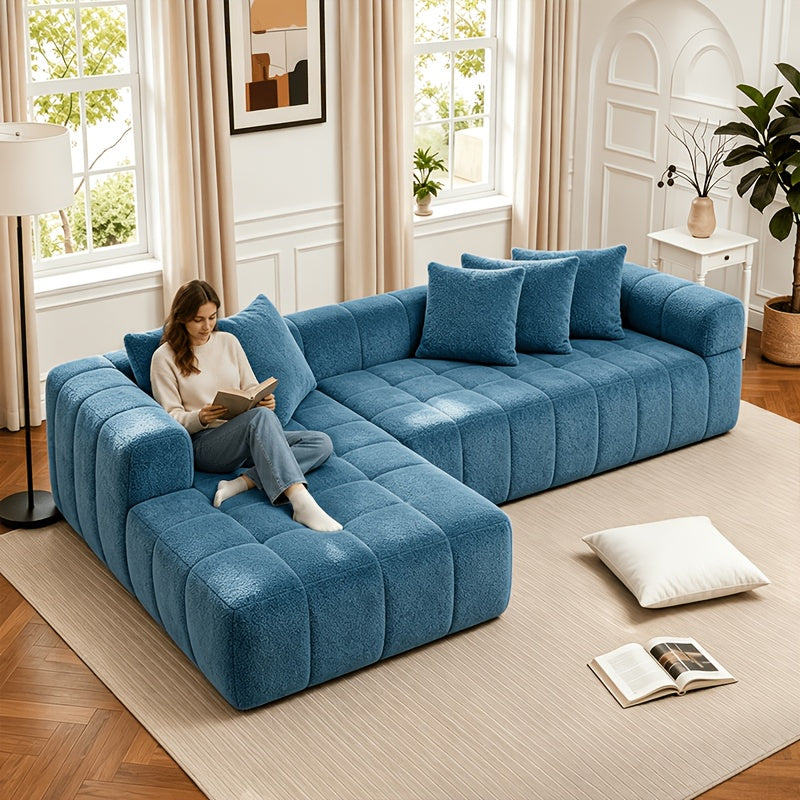 107 9 oversized modular sectional sofa deep seat l shaped - Temu