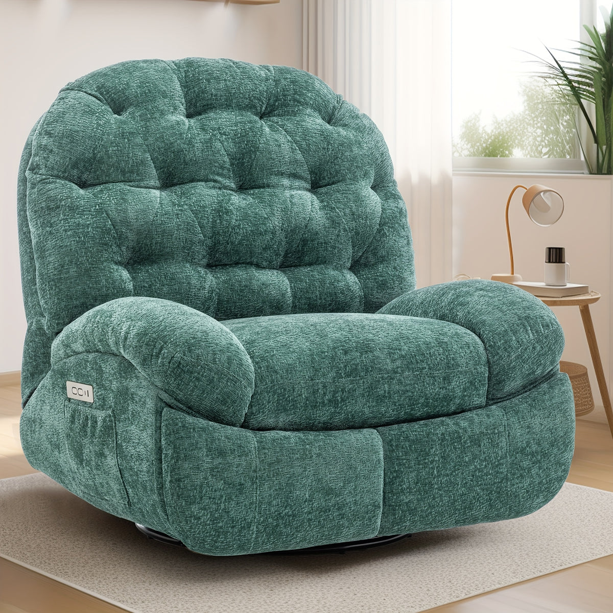 living room swivel recliner   recliner usb - Temu