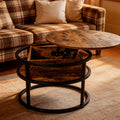 circular lifting storage coffee table industrial   - Temu