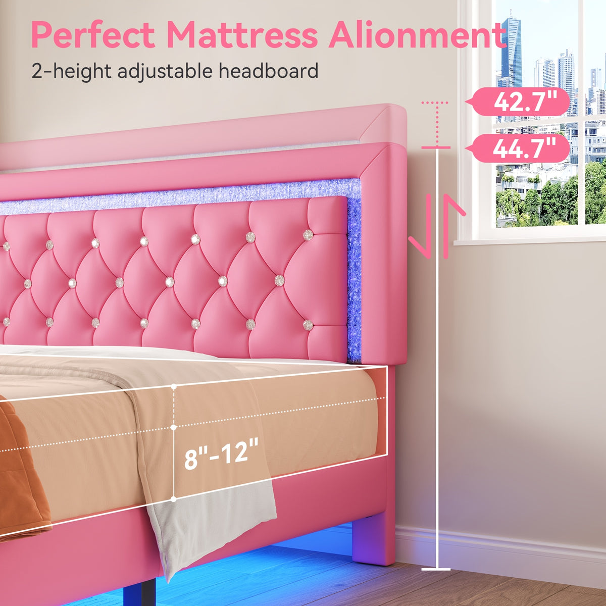 mraeer diamond quilted velvet silent full queen bed frame - Temu