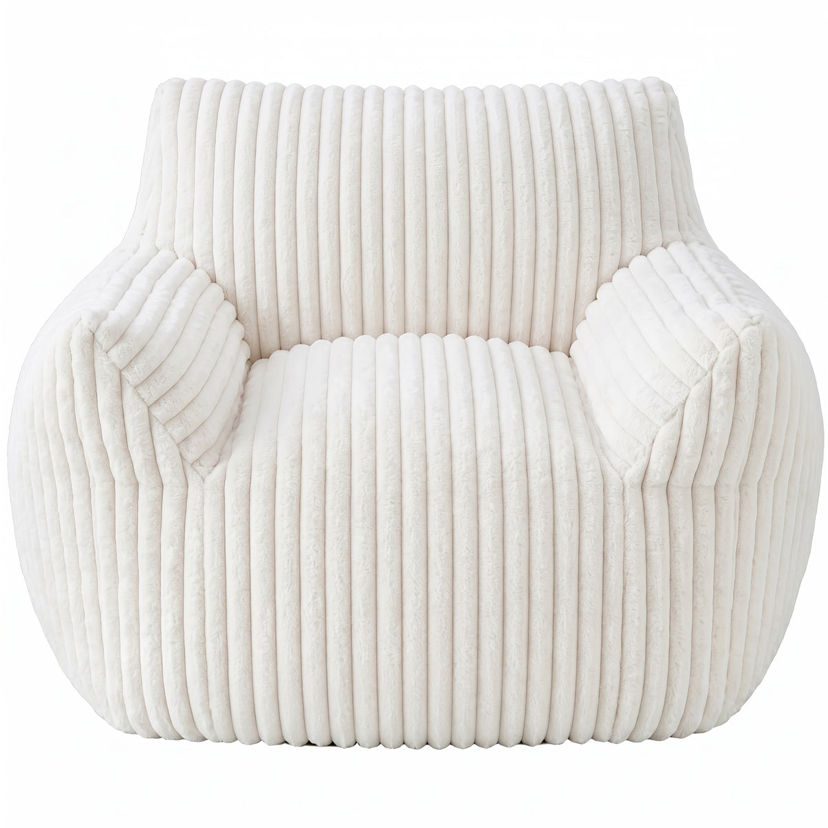 cozy plush bean bag chair armrests ultra soft fluffy single - Temu