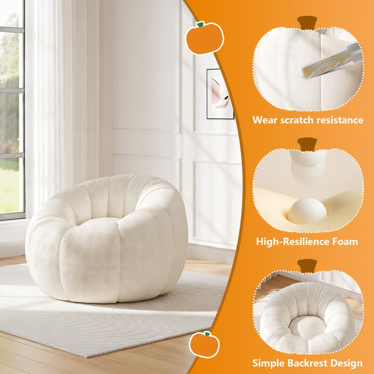 plush     bag chair shaped high - Temu
