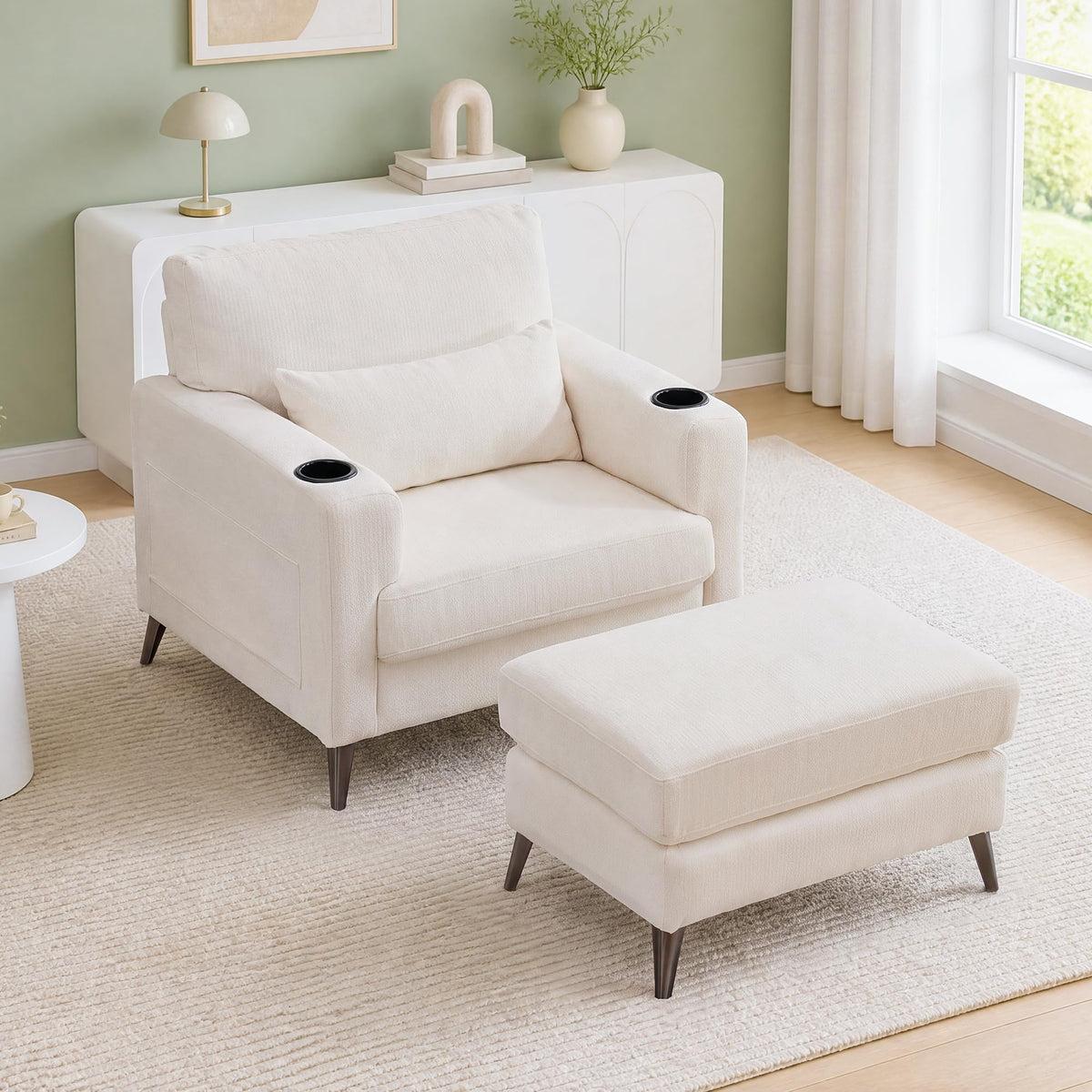 single sofa chair matching   ultra comfy chaise lounge - Temu