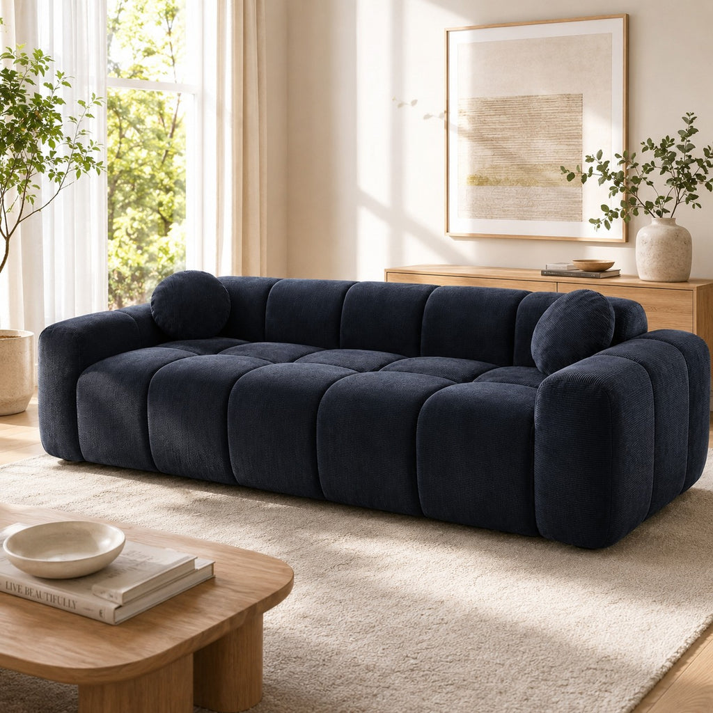 98 4 modern corduroy sofa suitable studio apartment extra - Temu