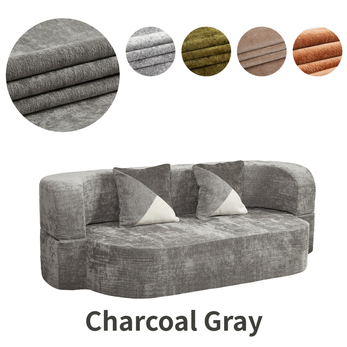 79 convertible sofa bed boneless couch small 2 in 1 folding - Temu
